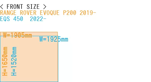 #RANGE ROVER EVOQUE P200 2019- + EQS 450+ 2022-